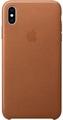 MRWV2ZM/A Apple Kožený Kryt pro iPhone XS Max Saddle Brown