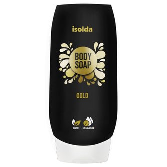 ISOLDA Gold tělové mýdlo CLICK AND GO! 500 ml