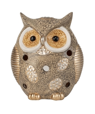 Sova keramická na svíčku