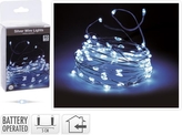 Drát dekor. 80 LED studené světlo