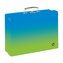 Kufřík lamino hranatý A4 OXY Ombre Blue- green
