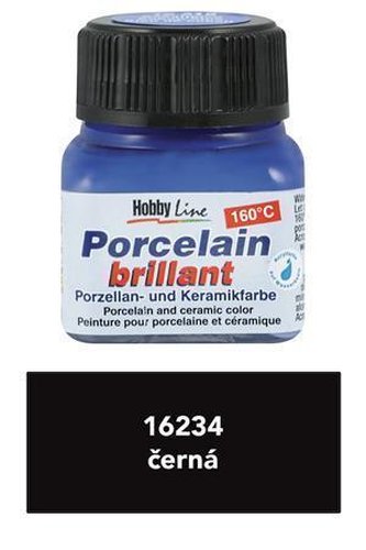 Sada barev na sklo a porcelán "CLASSIC", 6 x 20 ml, Hobby Line, KREUL