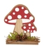 Muchomůrka dřevěná dekorace