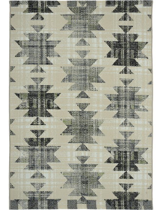 Venkovní vzorovaný koberec AZTEC béžová 120x170 cm Multidecor