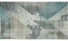Venkovní vzorovaný koberec PATCHWORK šedá 80x150 cm Multidecor