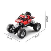Klocki CADA.Zdalnie Sterowany Samochód terenowy Czerwone Auto Crawler RC 489 elementów