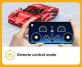 Klocki CADA. Samochód zdalnie sterowany Auto sportowe czerwone 32 cm Red Blade Sport Car Pojazd 405