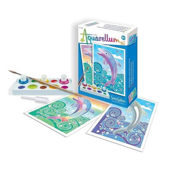 Akvarely mini - Delfíni Akvarely mini - Delfíni