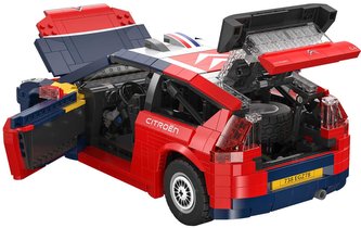 Klocki CADA.wyścigówka Samochód wyścigowy Citroen C4 WRC Auto sportowe 1569 elementów