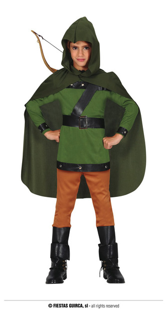 Robin Hood dětský kostým 7-9 let