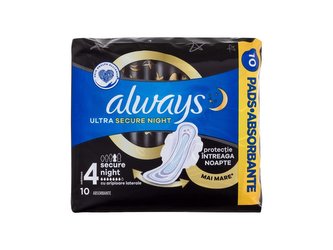 Always Ultra Vložka Secure Night 10 ks pro ženy