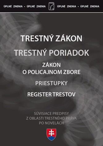 Aktualizácia II/1 2024 Trestný zákon Trestný poriadok
