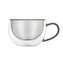 Dvoustěnný hrnek DOUBLE cappuccino 0,33 l 2 ks