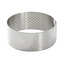 3098.00 Perfor. kruh. rám 8,5 cm, nerez