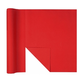 Stolová šerpa 40 cm x 4,5 m Airlaid - červená