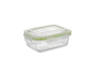 SKLENĚNÁ NÁDOBA NA POTRAVINY FRIGO OBDÉLNÍKOVÁ 150ML