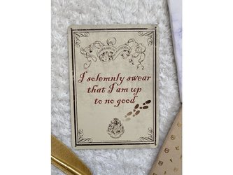 Cedule na zeď Pobertův plánek, Harry Potter