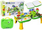 Stolik walizka z klockami DIY Dinozaur