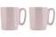Vialli Design Sada 2 keramických hrnků, ESPRESSO 80 ml, růžové, FUORI 29941