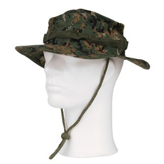 Klobouk LUXE bush DIGITAL WOODLAND vel.S