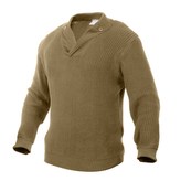 Svetr US WWII mechanik repro KHAKI vel.3XL