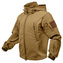 Bunda TACTICAL s kapucí softshell COYOTE vel.XL