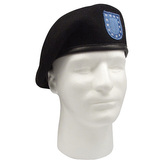Baret US INSPECTION READY ČERNÝ vel.7.25 (58 cm)