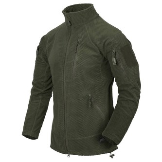 Mikina funkční fleece ALPHA TACTICAL ZELENÁ vel.XL
