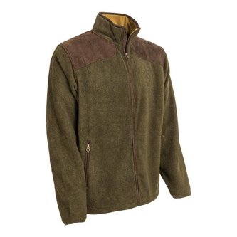Bunda Tramp fleece TMAVĚ ZELENÁ vel.S