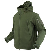 Bunda Summit SOFTSHELL ZELENÁ vel.L