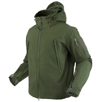Bunda Summit SOFTSHELL ZELENÁ vel.L