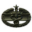 Odznak US COMBAT MEDICAL 2nd AWARD ČERNÝ