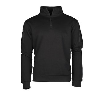 Mikina TACTICAL bez kapuce ČERNÁ vel.L