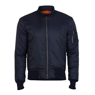 Bunda BOMBER MA1 basic TMAVĚ MODRÁ vel.S