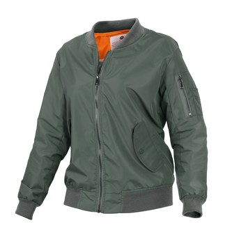 Bunda dámská bomber MA1 FLIGHT SAGE ZELENÁ vel.XL