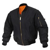 Bunda bomber ENHANCED MA1 FLIGHT ČERNÁ vel.XL
