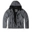 Bunda WINDBREAKER ZIPPER ŠEDÁ vel.4XL
