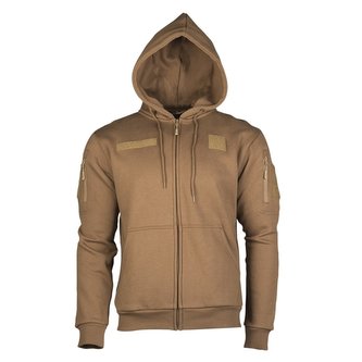 Mikina TACTICAL se zipem DARK COYOTE vel.XL