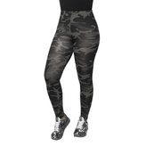 Legíny maskáčové BLACK CAMO vel.XL