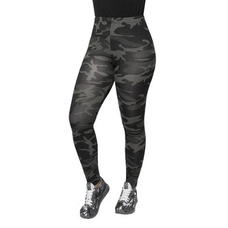 Legíny maskáčové BLACK CAMO vel.XL