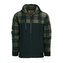 Mikina LUMBERSHELL ZELENO/ČERNÁ vel.3XL