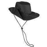 Klobouk BUSH s drukem ČERNÝ vel.XL