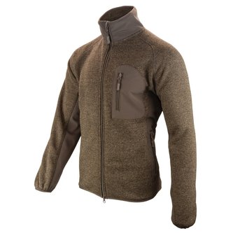 Mikina WEARDALE FLEECE HNĚDÁ vel.L