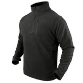 Mikina CONDOR 1/4 ZIP FLEECE ČERNÁ vel.M
