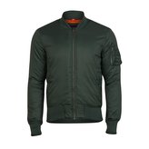 Bunda BOMBER MA1 basic ZELENÁ vel.3XL