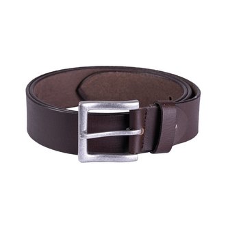 Opasek NAPPA s kovovou přezkou kožený HNĚDÝ vel.90