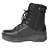 Boty TACTICAL CORDURA vysoké na zip YKK ČERNÉ vel.US9 / EU42