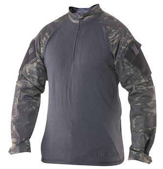 Košile taktická COMBAT TRU 1/4 ZIP MULTICAM BLACK® vel.M-R