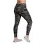 Legíny dámské WORKOUT s kapsami BLACK CAMO vel.XS