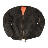 Bunda bomber MA1 BASIC ČERNÁ vel.XL